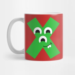 X Letter Mug